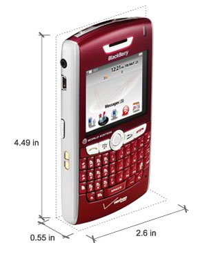 Blackberry Size