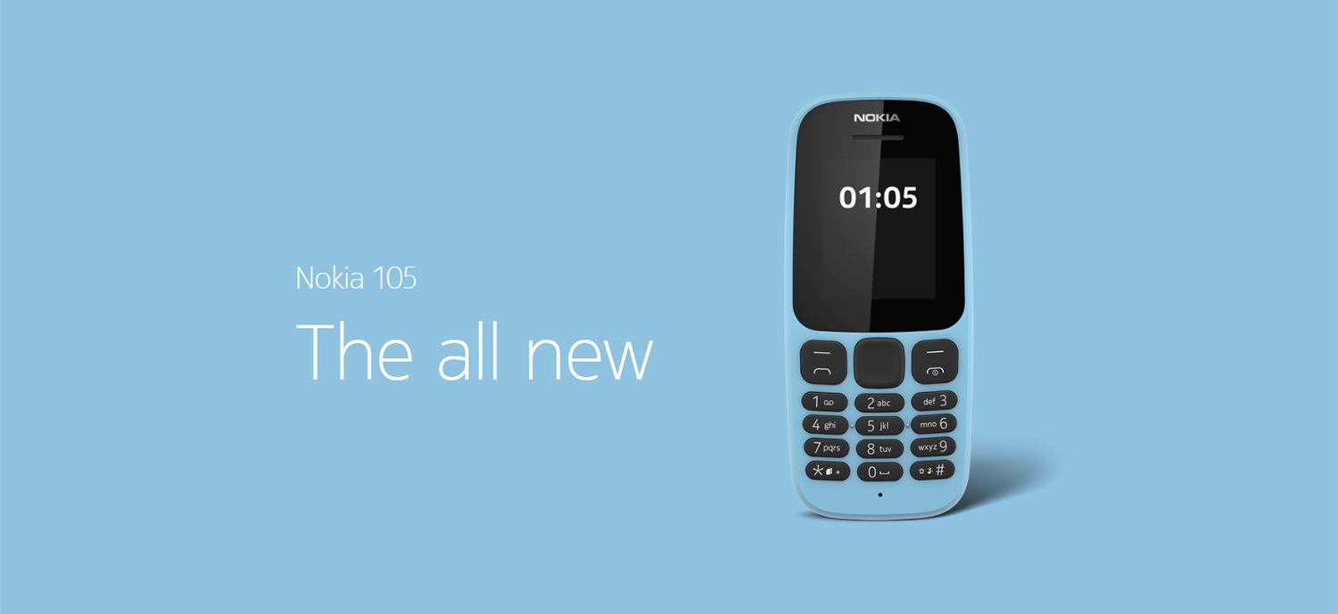 Nokia 105 Unlocked GSM Phone - Black