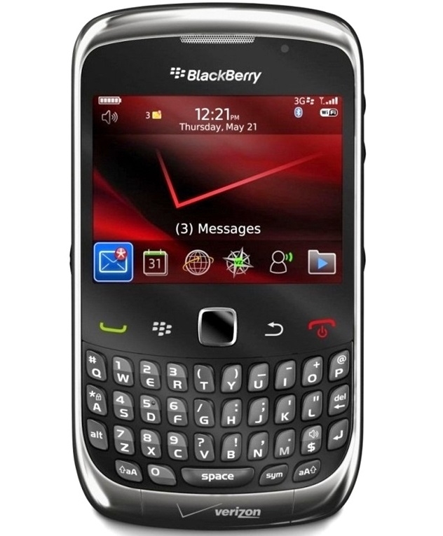 all blackberry curve phones