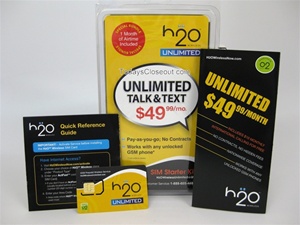 WHOLESALE PREPAID CELL PHONES, WHOLESALE H20 WIRELESS PREPAID UNLIMITED TALK TEXT