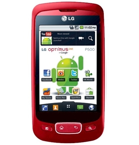 WHOLESALE NEW LG OPTIMUS ONE P500 3G RED WIFI GSM ANDROID