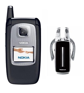 WHOLESALE CELL PHONES, WHOLESALE T-MOBILE CELL PHONES, NEW NOKIA 6103 T-MOBILE WITH NEW NOKIA BH-200 BLUETOOTH HEADSET