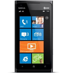 WHOLESALE NEW NOKIA LUMIA 900 BLACK 4G LTE AT&T GSM UNLOCKED