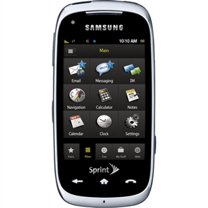 WHOLESALE CELL PHONES, SAMSUNG M850 INSTINCT HD SPRINT BLACK RB